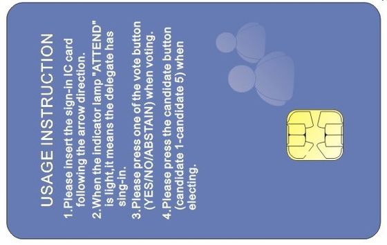ATMEL série 24C256 Cartão inteligente de contato para cartão de chave de hotel