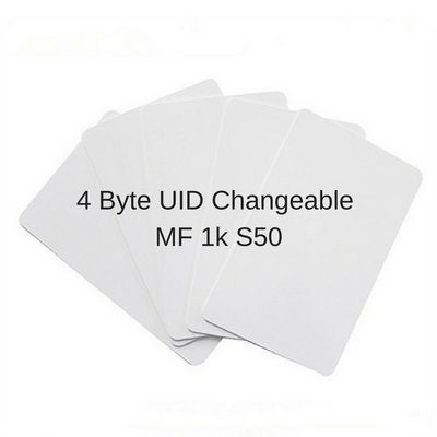 13.56MHz Uid Câmbio de cartão RFID ISO14443A Bloco 0 Setor Escrevível / IC Clónio de cópia