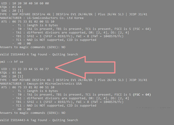 ISO14443A Uid Cartão inteligente RFID trocável 13.56mhz Cartão de PVC de controlo de acesso