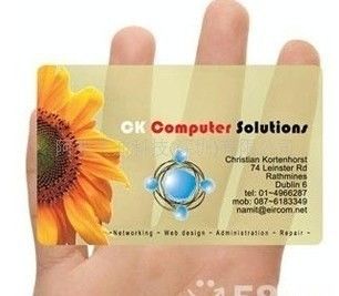 Controle de acesso de segurança sem contato Cartão RFID 2Kbytes com superfície fosca ou congelada