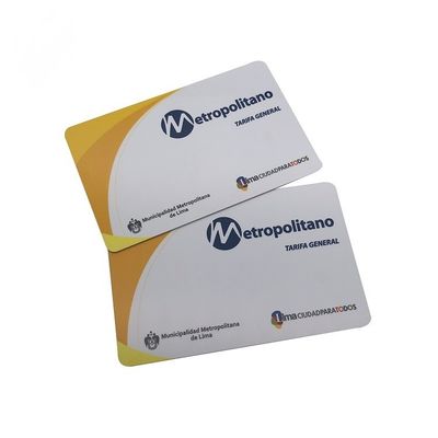 Controle de acesso de segurança sem contato Cartão RFID 2Kbytes com superfície fosca ou congelada