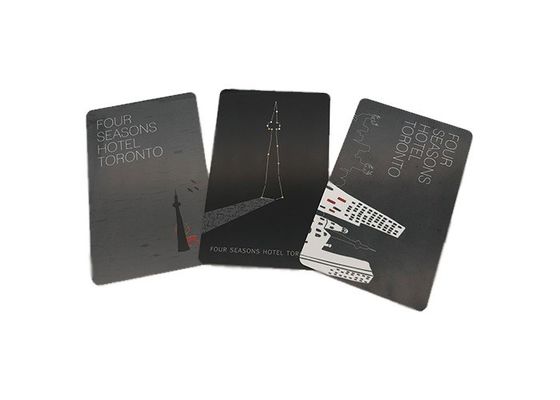 Cartões-chave RFID de hotel de plástico personalizado Cartões de identificação em branco Porta de acesso 0.8mm-0.9mm espessura