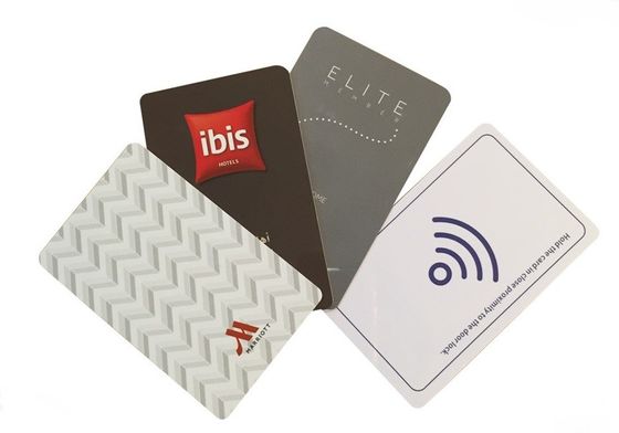 Cartões de chave de quarto de hotel RFID programáveis, cartões de chave de hotel personalizados OEM