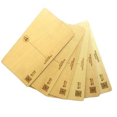 Bamboo Madeira Control de Acesso cartões-chave Ving NFC cartões-chave de hotel facilmente biodegradável