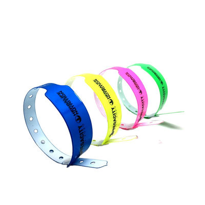 Logotipo Impressão PVC Hospital Pulseira Médica, RFID NFC Tag Pulseira descartável