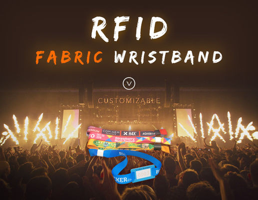 Uma vez de uso sem contacto NFC RFID pulseira RFID pulseira Tag à prova d'água