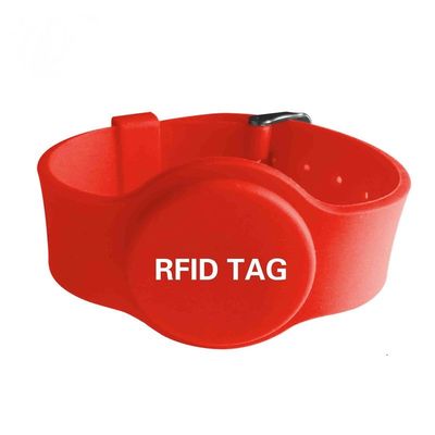 Pulseira NFC de silicone colorida com pagamentos sem dinheiro, pulseira RFID para eventos