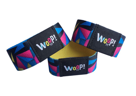 Pulseiras de controle de acesso NFC RFID 13.56MHz com impressão de logotipo personalizado