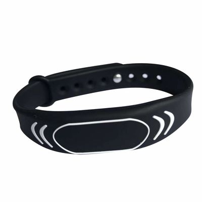 OEM Smart Silicone NFC RFID Controle de Acesso Pulseiras 13.56MHZ Para Eventos de Festival