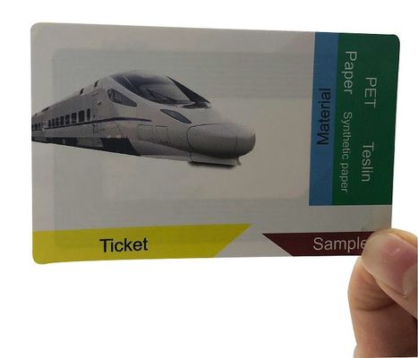 Protocolo ISO14443A Ficha de papel RFID impressa, Ficha de cartão RFID ISO ROHS aprovada