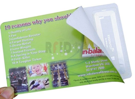 Impressão Offset de Cartão de Papel HF RFID de PVC Bilhetes RFID 13.5Mhz-14.5Mhz