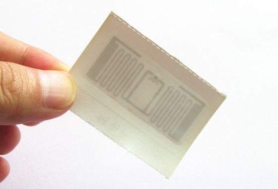 50X35mm Woven UHF RFID Label Tag ISO18000-6C para Gestão de Vestuário