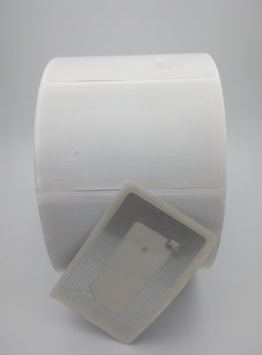 Papel em branco Pequeno adesivo de chip RFID 25x25mm TI-2K TI2048 HF Protocolo ISO15693