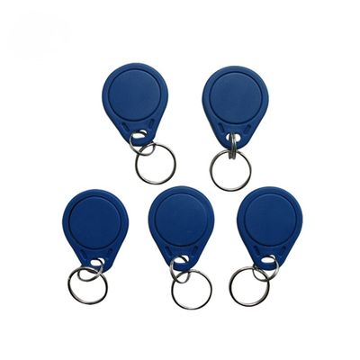Material ABS 13.56 Mhz RFID Key Fob Tag HF RFID Key Fob para Gestão de Cadeia