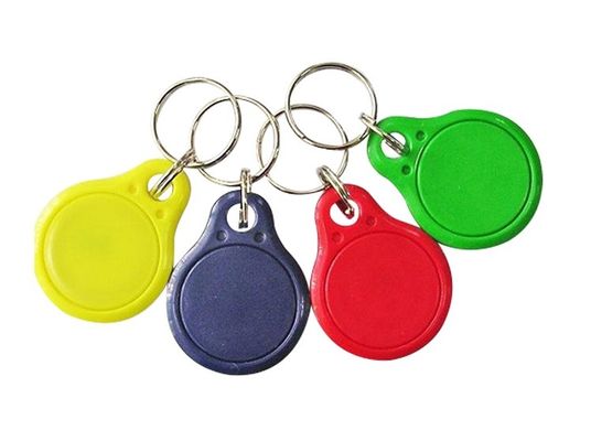 Material ABS 13.56 Mhz RFID Key Fob Tag HF RFID Key Fob para Gestão de Cadeia