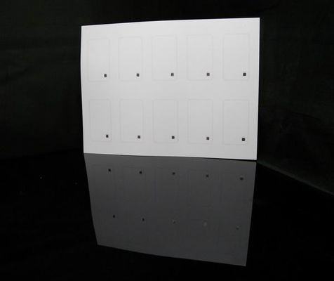 Inlaçamento RFID PETG / PVC personalizado 125 KHz LF E 13.56 Mhz HF Frequência de Operação
