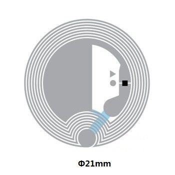 213 Chip Eletrônico HF RFID Inlay NFC Tags Programáveis Material PET