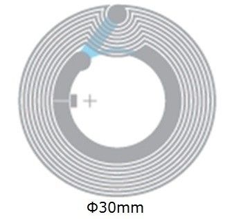 Transmissão sem contato Dia 33mm RFID Wet Inlay com RFID Classic ® SLI NFC Chip