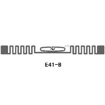 95x8mm Inlaçamento RFID UHF seco 0.2mm - 0.8mm Espessura Adesivo Etiqueta Inlaçamento para cartão de identidade