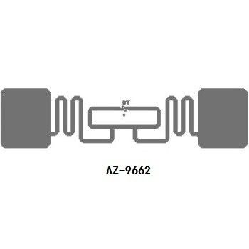 PET H3 AZ 9662 Rfid Uhf Label Inlay Seco Inlay Molhado Inlay Para ISO18000-6C RFID Tags