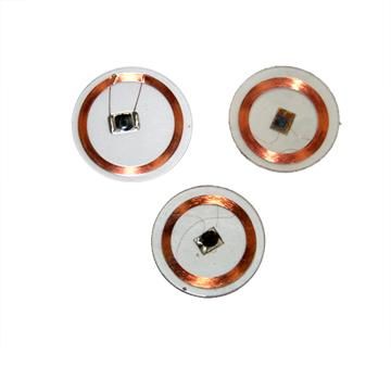 Etiquetas RFID programáveis de PVC inteligentes 13.56MHZ 125KHZ para controle de acesso