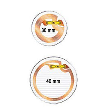 13.56MHz Frequência HF RFID Smart Tags Round Multi Detection SLI Compliance